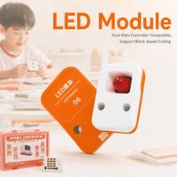 Kit de robotique QMY AI IoT avec module d'affichage LED ESP32-S3, blocs de construction programmables pour dialogue vocal, jouets éducatifs intelligents
