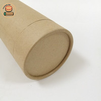 Kraft personnalisé Boîte D'emballage De Cylindre Papier Tube Emballage