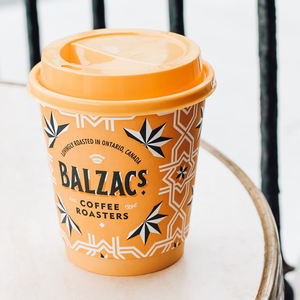 Vaso de Papel con Logotipo Personalizado y Tapa Antiderrames, Vaso Desechable para Café para Cafeterías y Tiendas de Bebidas - Product Image 1