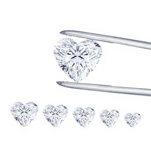 Diamantes Sueltos Cultivados en Laboratorio D'vins Jewels, 1-5ct, Color D, VVS/VS, Corte Corazón, para Joyería - Product Image 1