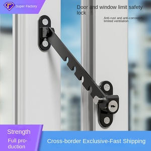An toàn trẻ em Windproof cửa sổ khóa thép nhựa bên trong mở cửa giới hạn chủ An ninh Hỗ trợ khung cho cửa tủ - Product Image 3