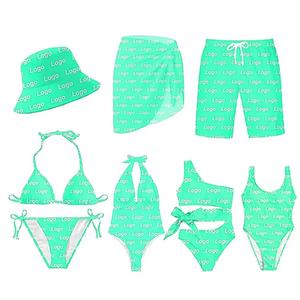 Ensemble de bikini sexy personnalisé OEM pour femmes, maillot de bain imprimé à motif léopard, vêtements de plage pour filles et femmes - Product Image 2