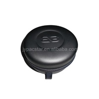 Prix d'usine, étui de protection personnalisé pour écouteurs, forme ronde, en EVA, coque rigide portable, facile à transporter, avec fermeture éclair