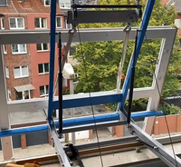 Transporteur à flèche articulée sans rail robuste - Équipement de manutention polyvalent pour la levée de plaques de verre