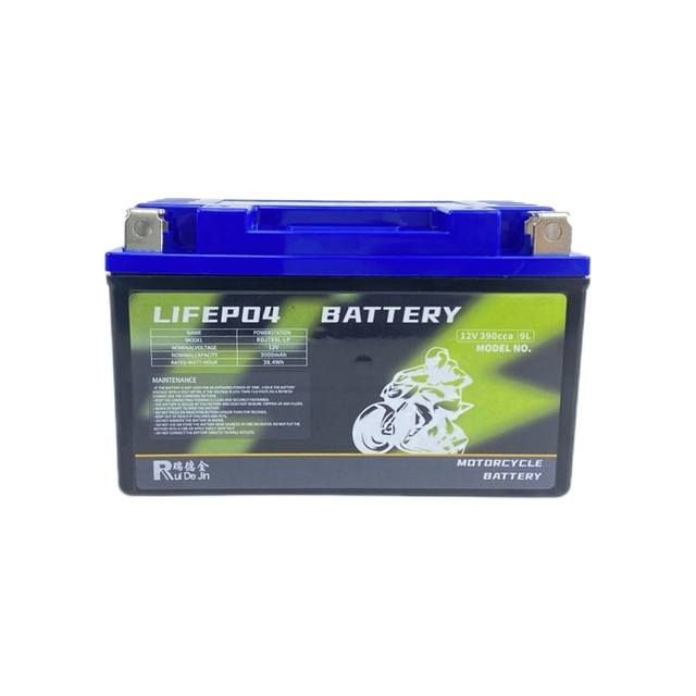 Factory Customized Hot Selling Lithium Iron Phosphate Battery 12v Motorcycle Battery 12v7ah Motorcycle Battery