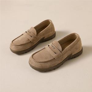 28120 nuevos zapatos gruesos de otoño zapatos casuales de punta redonda <span class=keywords><strong>mocasines</strong></span> de <span class=keywords><strong>Mujer</strong></span> Zapatos Retro de gamuza informales - Product Image 2