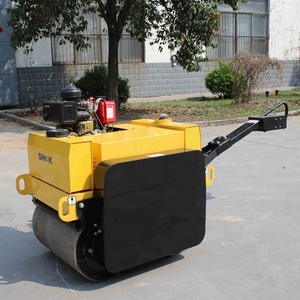 China road-basis bau road roller 0,55 tonnen zu 2 tonnen einzel/doppel stahl rad vibrations roller mit niedrigen preis - Product Image 1
