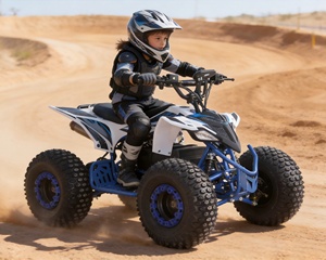 Nouveau style de mini <span class=keywords><strong>quad</strong></span> électrique pour enfants, système de transmission automatique avec transmission par arbre pour enfants - Product Image 1
