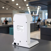 Smartertop Détecteur de billets contrefaits IR universel à batterie lithium-ion pour banques, avec détection simultanée de quatre devises