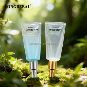 Portable <b>Pink</b> Irregular Toothpaste Shape Perfume Glass <b>Bottle</b> 8ml 10ml Crimp Mini Empty Perfume <b>Bottle</b> with Spray - Product Image 2