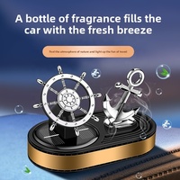 Diffuseur d'intérieur de voiture en plastique solide moderne Pièces d'intérieur Ornement d'ancre de barre de console Désodorisant pour console de voiture