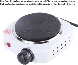 Mini <b>Hotplate</b> Adjustable Temperature Furnace Home Kitchen Cook Coffee Heater Portable <b>Electric</b> Iron Single Stove - Product Image 4
