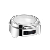 Chauffe-Plat Électrique Hydraulique Intelligent en Acier Inoxydable 6L 9L pour Buffet, Hôtel, Restaurant