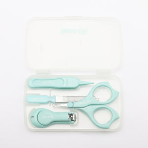 Juego de manicura 4 en 1 para el cuidado de las uñas del bebé incluye cortaúñas, tijera, pinza para la <span class=keywords><strong>nariz</strong></span>, muestra gratis, recortador de uñas infantil - Product Image 3