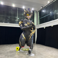 Décoration de scène géante personnalisée AERO, modèle gonflable publicitaire haut de gamme Future Warrior, robot IA gonflable pour événements