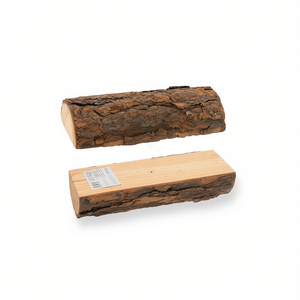 Ilan Wooden <b>Log</b> Candle <b>Holder</b> 10x22cm Natural Decorative Trunk - Product Image 1