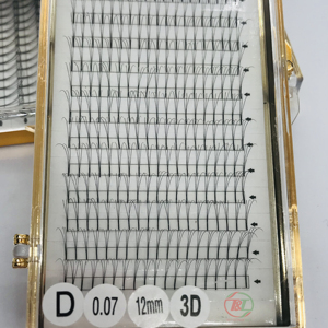 Extensions de cils synthétiques fabriquées au Vietnam haute qualité 3D 4D 5D 7D faux cils complets préfabriqués ventilateur CC meilleur prix marque privée - Product Image 4