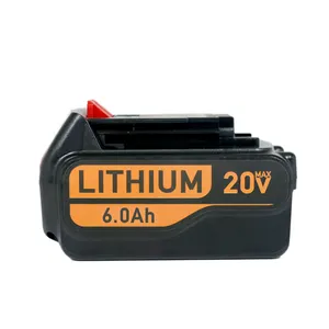 20V Max Lithium Ion Battery 6.0Ah For Black And Decker LBXR20 LB2X4020 LBXR2520 LBXR2020 LBX20 LB2X3020-OPE Tools
