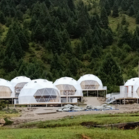 Tentes de glamping personnalisées à prix d'usine pour expositions, tentes transparentes, dômes igloo, dômes géodésiques, dômes safari, tentes-maisons à vendre