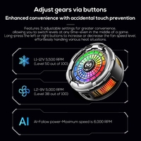 MEMO CX26 Nouveau refroidisseur de téléphone de jeu puissant 30W avec lumière RGB, radiateur de réfrigération semi-conducteur et affichage numérique