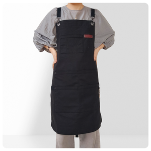 Tablier <span class=keywords><strong>de</strong></span> <span class=keywords><strong>cuisine</strong></span> sans manches en toile, anti-taches, réutilisable, design tendance avec impression <span class=keywords><strong>de</strong></span> logo personnalisé pour le nettoyage - Product Image 1