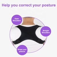 La ceinture correctrice de posture de soutien du dos soulage les douleurs au cou, aux épaules et au dos.