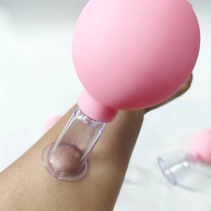 Masseur pour le visage en caoutchouc ventouses Massage corps tasse visage peau levage <span class=keywords><strong>Anti</strong></span> <span class=keywords><strong>Cellulite</strong></span> <span class=keywords><strong>ventouse</strong></span> verre tasse vide ventouses Massage - Product Image 4