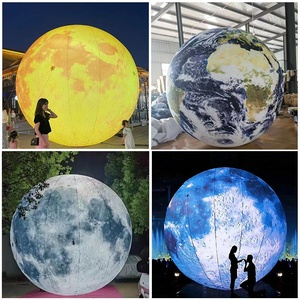 Globo Inflable Publicitario de PVC <span class=keywords><strong>con</strong></span> Forma de la Tierra y <span class=keywords><strong>el</strong></span> <span class=keywords><strong>Sistema</strong></span> <span class=keywords><strong>Solar</strong></span>, <span class=keywords><strong>con</strong></span> Nueve <span class=keywords><strong>Planetas</strong></span>, Incluido Saturno, Globo DLGZG - Product Image 6
