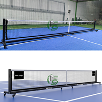 Filet de pickleball robuste de 22 pieds de long et 3 pieds de haut, poteaux de pickleball de qualité professionnelle pour tournois, équipement de pickleball OEM et ODM