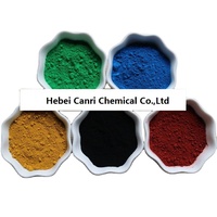 Hyrox Fe2o3 Ferric oksida bubuk pigmen anorganik untuk pelapisan semen dan pigmen tinta Model 330 warna hijau