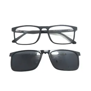 Gözlük çerçeve polarize güneş gözlüğü üçlü amaçlı gözlük TR90 set aynalar sürücü ayna güzel ECHA 2146
