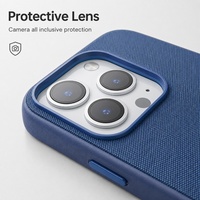 Coque de téléphone à texture tissée C0171 pour iPhone 16 17 Air 15 Pro 14 13 Pro Max 12 11 18 avec protection d'objectif