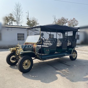 Cheap Electric Classic Car Electric Classic Car Shuttle Buses Long Battery Life with LED Display Screen for Scenic Tour - Product Image 2