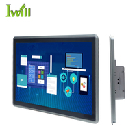 Computadora Todo en Uno de 21.5 Pulgadas, Panel PC Industrial Resistente J6412 I3 I5 I7 DC 9-36V 6 COM, Pantalla Táctil Capacitiva