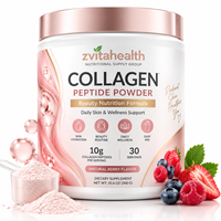 Collagène en poudre à marque privée, biotine, zinc, vitamines C et E, anti-âge, croissance des cheveux, soin de la peau, végétalien pour adultes, riche en protéines