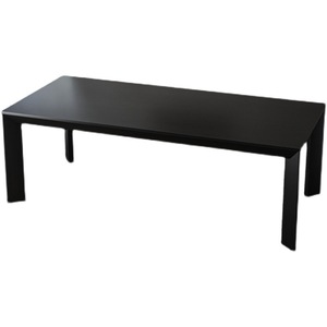 Modern Minimalist Solid Wood Dining Table Rectangle Black Ash Wood Stable Design For Dining Room - Product Image 5