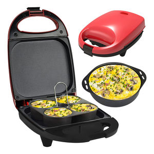 Browine Pie-sandwichera eléctrica desmontable, 7, 6, 5, 4, 3, 2 en 1, antiadherente, 4 rebanadas, máquina para hacer pasteles, 6 uds. - Product Image 4