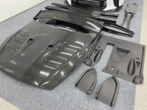 Kit de Carrocería Completo de Fibra de Carbono Estilo TS de Alta Calidad, Parachoques, Capó y Alerón para Gtr35 Gt-r <span class=keywords><strong>R35</strong></span> - Product Image 3