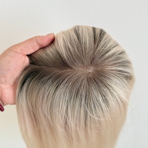 Perruques en cheveux naturels pour femmes, toupet pour cheveux clairsemés, couleur naturelle, densité 130%, postiches pour femmes - Product Image 2