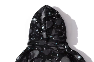 Vente en gros usine – Sweat à capuche unisexe Bappes de haute qualité, imprimé animal, sportswear oversize, pull d'automne confortable et brodé - Product Image 6