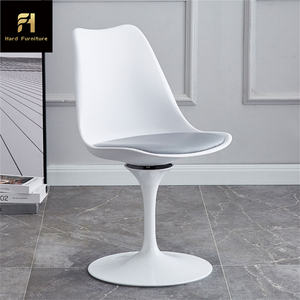 <span class=keywords><strong>Chaise</strong></span> de tulipe blanche moderne minimaliste nordique <span class=keywords><strong>tabouret</strong></span> de bar en plastique <span class=keywords><strong>chaise</strong></span> de bar à jambes hautes <span class=keywords><strong>chaise</strong></span> de bar de cuisine pivotante - Product Image 1