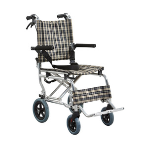 Fauteuil roulant manuel pliable Kjt, commode portable et légère pour personnes âgées, usage domestique - Product Image 2