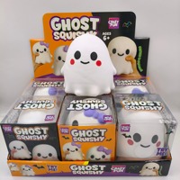 Lot en gros de jouets anti-stress fantômes Halloween à remontée lente, pour cadeaux de fête, récompenses de classe et événements pour enfants