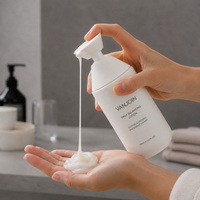 Kit de flacons cosmétiques pour soins personnels 300 500 ml, flacons pompe pour shampoing, après-shampoing, gel douche, lotion corporelle, flacons élégants en HDPE mat