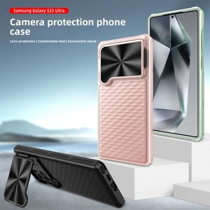 Cross-border new model, compatible with Samsung S25 Ultra, features a lens bracket and <b>magnetic</b> <b>ring</b> for wireless charging - Product Image 1