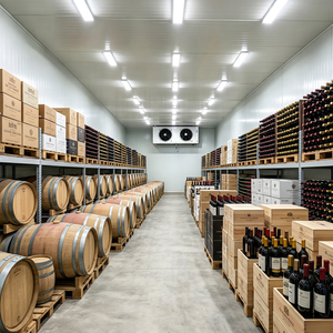 Chambre froide vitrée sur mesure pour vin, cave à humidité constante, projet pour vignobles, villas, bars commerciaux, haute précision - Product Image 1