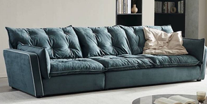 French Cream Modern <strong>Funky</strong> Living Room Orange Cloud Couch <strong>Sofa</strong> Modul - Product Image 5