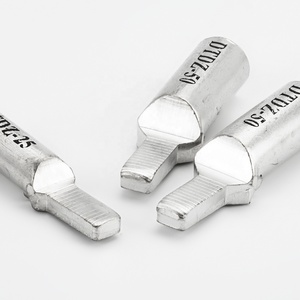 Terminales de Cobre y Terminales Desnudos Estándar con Recubrimiento de Estaño para Crimpar Cables en Equipos de Potencia, Inserción de Pines, Lámina Crimpada - Product Image 1