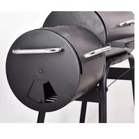 Grand Tonneau Fumeur Barbecue BBQ Extérieur Charbon De Bois Portable Grill Jardin Tambour avec petite table BBQ machine