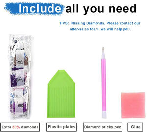 Meilleure vente moderne peint à la main rue nature morte <span class=keywords><strong>Art</strong></span> bricolage résine diamant peinture 40x50cm <span class=keywords><strong>avec</strong></span> <span class=keywords><strong>cadre</strong></span> en bois - Product Image 5